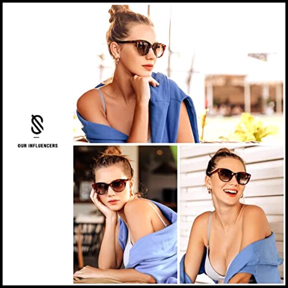 Polarized Cat Eye Sunglasses, UV400 Protection, Retro Style main image 6